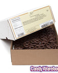 Asher's Dark Chocolate Covered Mini Pretzels: 4LB Box - Candy Warehouse