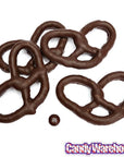 Asher's Dark Chocolate Covered Pretzels: 6LB Box - Candy Warehouse