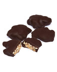 Asher's Dark Chocolate Pecan Caramel Patties: 5LB Box - Candy Warehouse