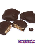 Asher's Dark Chocolate Pecan Caramel Patties: 5LB Box - Candy Warehouse