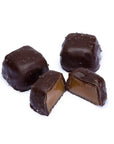 Asher's Dark Chocolate Sea Salt Caramels: 12-Piece Box - Candy Warehouse