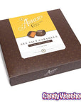 Asher's Dark Chocolate Sea Salt Caramels: 12-Piece Box - Candy Warehouse