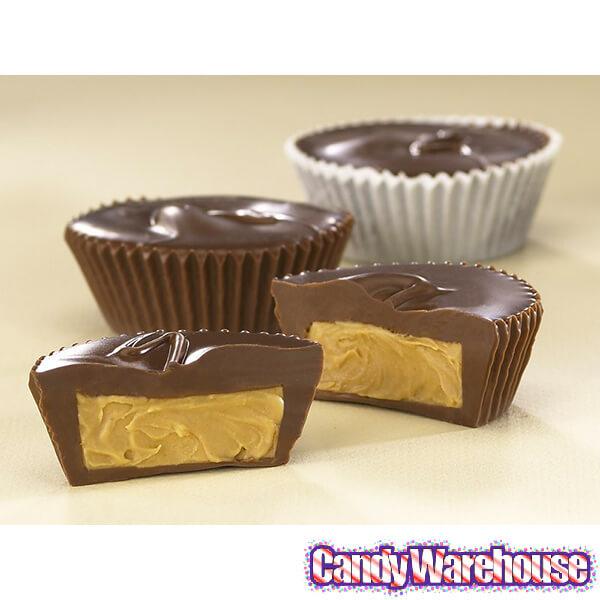 Asher&#39;s Giant Chocolate Peanut Butter Cups - Milk: 24-Piece Box - Candy Warehouse