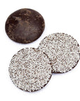 Asher's Giant Dark Chocolate Nonpareils Discs - White: 64-Piece Box - Candy Warehouse