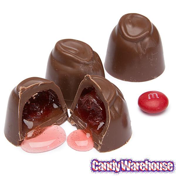 Asher's Milk Chocolate Cherry Cordials Candy: 6LB Box - Candy Warehouse