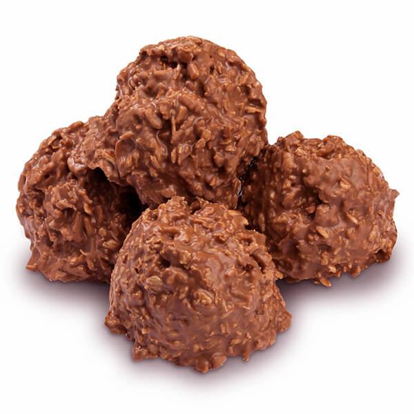 Asher&#39;s Milk Chocolate Coconut Clusters: 5LB Box - Candy Warehouse