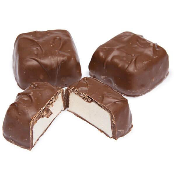 Asher's Milk Chocolate Covered Jumbo Marshmallows: 5LB Box - Candy Warehouse