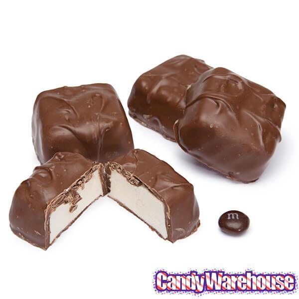 Asher's Milk Chocolate Covered Jumbo Marshmallows: 5LB Box - Candy Warehouse