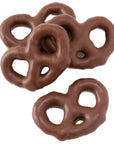 Asher's Milk Chocolate Covered Mini Pretzels: 4LB Box