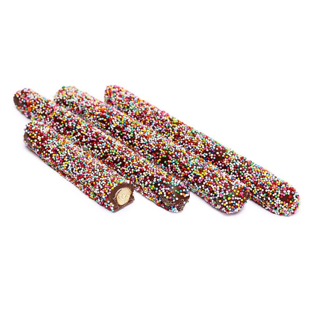 Asher's Milk Chocolate Covered Pretzel Rods: 5LB Box - Candy Warehouse