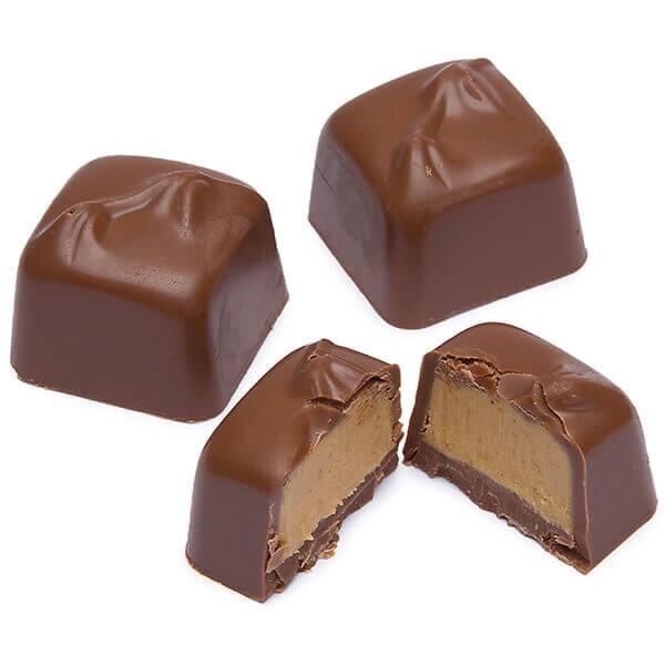 Asher&#39;s Milk Chocolate Peanut Butter Smoothie Truffles: 6LB Box - Candy Warehouse