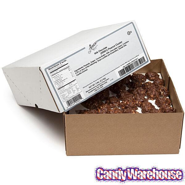 Asher's Milk Chocolate Peanut Clusters Candy: 5LB Box - Candy Warehouse