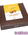 Asher's Milk Chocolate Sea Salt Caramels: 12-Piece Box - Candy Warehouse