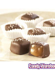 Asher's Milk Chocolate Sea Salt Caramels: 12-Piece Box - Candy Warehouse