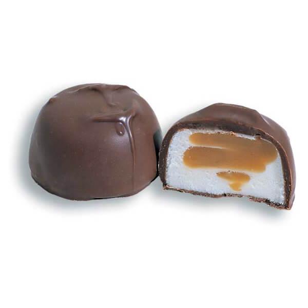 Asher&#39;s Sugar Free Caramel-Filled Marshmallow Chocolates: 6LB Box - Candy Warehouse