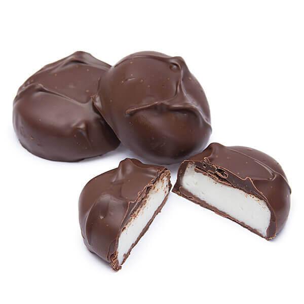 Asher's Sugar Free Chocolate Peppermint Patties - Dark: 6LB Box - Candy Warehouse