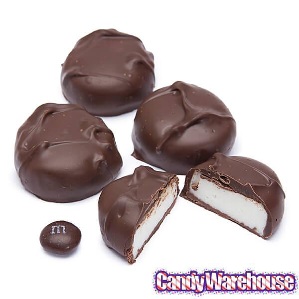 Asher's Sugar Free Chocolate Peppermint Patties - Dark: 6LB Box - Candy Warehouse