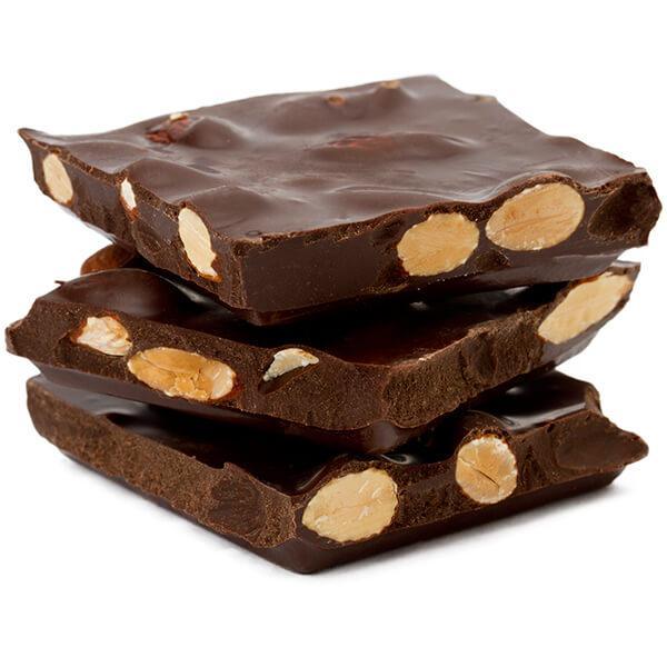 Asher's Sugar Free Dark Chocolate Almond Bark: 6LB Box – Candy Warehouse