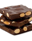 Asher's Sugar Free Dark Chocolate Almond Bark: 6LB Box - Candy Warehouse