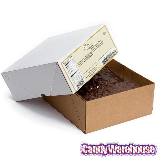 Asher&#39;s Sugar Free Dark Chocolate Almond Bark: 6LB Box - Candy Warehouse