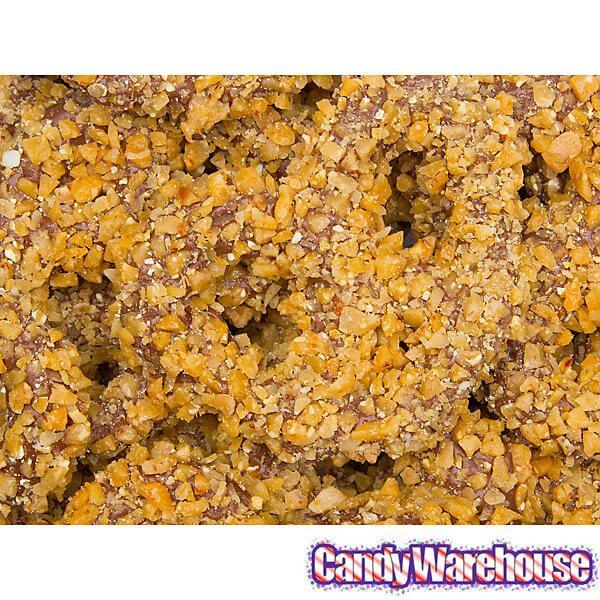 Asher&#39;s Toffee Bits Chocolate Covered Pretzels Candy: 6LB Box - Candy Warehouse