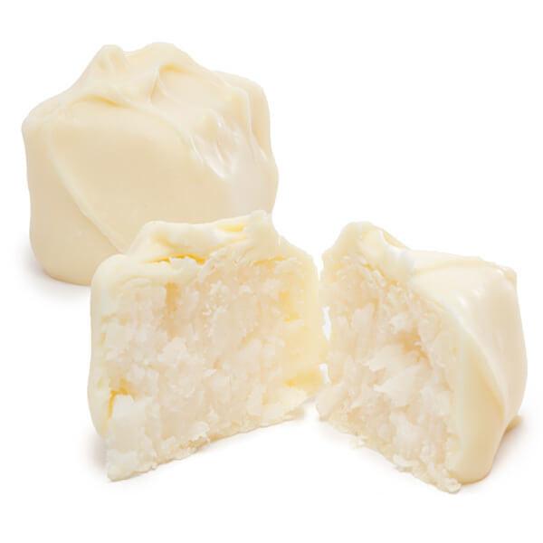 Asher's White Chocolate Coconut Bon Bons: 6LB Box - Candy Warehouse