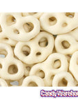 Asher's White Chocolate Covered Mini Pretzels: 4LB Box