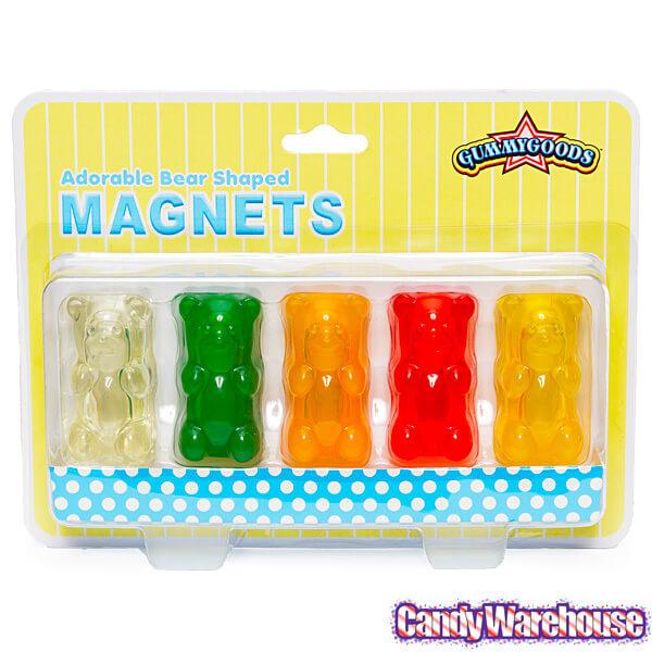 Assorted Gummy Bear Magnets: 5-Piece Pack - Candy Warehouse