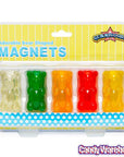 Assorted Gummy Bear Magnets: 5-Piece Pack - Candy Warehouse