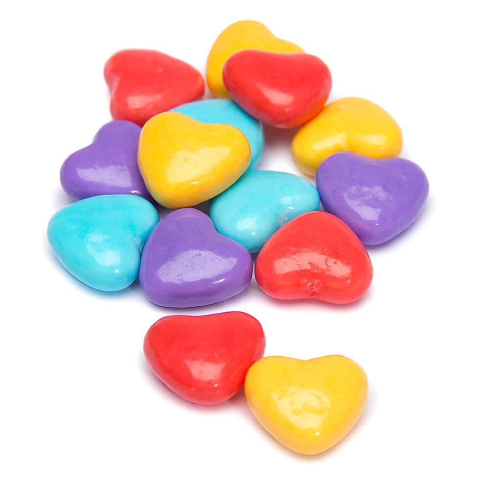 Assorted Pastels Candy Hearts: 2LB Bag - Candy Warehouse