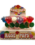 Assorted Rose Lollipops: 24-Piece Box