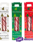 Atkinson Christmas Stocking Stuffer Mint Sticks Hard Candy Packs: 12-Piece Display