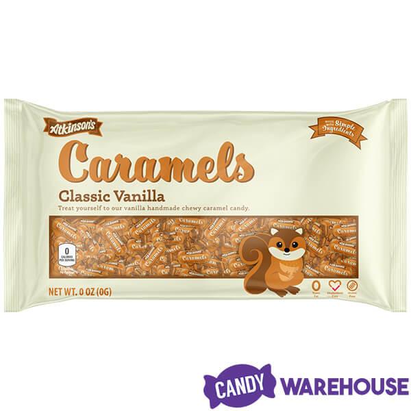 Atkinson Classic Vanilla Caramels: 10-Ounce Bag - Candy Warehouse