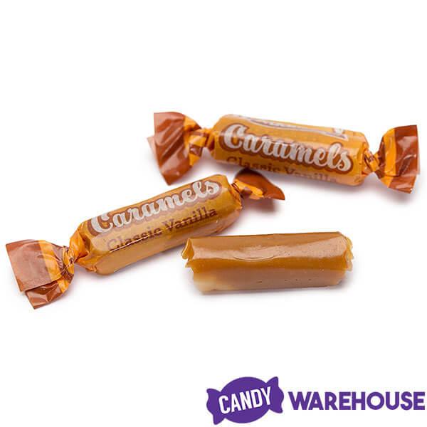 Atkinson Classic Vanilla Caramels: 10-Ounce Bag - Candy Warehouse