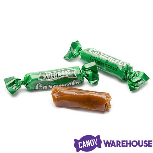 Atkinson Gingerbread Caramels: 10-Ounce Bag - Candy Warehouse