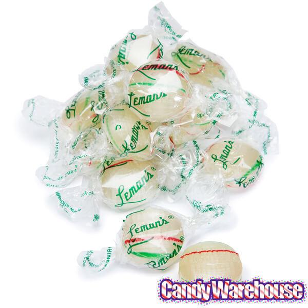 Atkinson Leman&#39;s Mint Hard Candy Buttons: 5LB Bag - Candy Warehouse