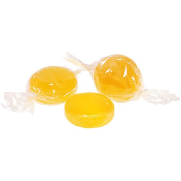 Atkinson Peach Hard Candy Buttons: 5LB Bag - Candy Warehouse