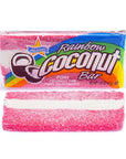 Atkinson Rainbow Coconut Candy Bars: 24-Piece Box - Candy Warehouse