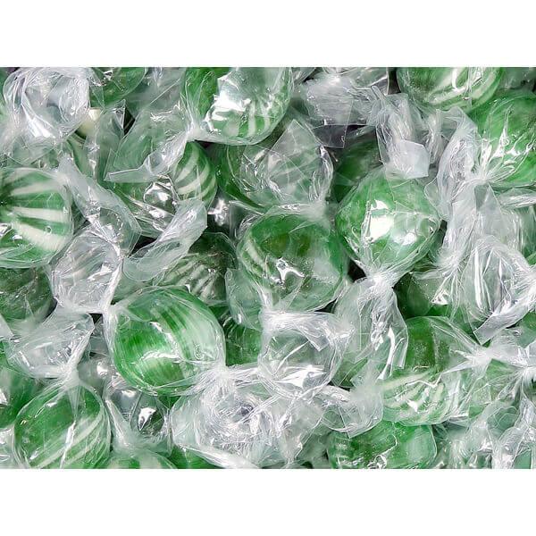 Atkinson Spearmint Hard Candy Balls: 5LB Bag - Candy Warehouse