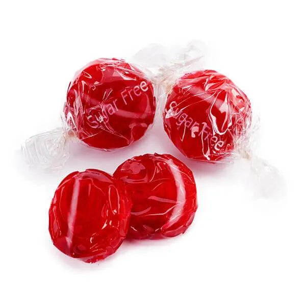 Atkinson Sugar Free Hard Candy Buttons - Cherry: 5LB Bag | Candy Warehouse