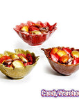 Autumn Leaf Ceramic Candy Dishes: Set of 3