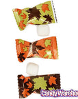 Autumn Leaves Wrapped Buttermint Creams: 1000-Piece Case