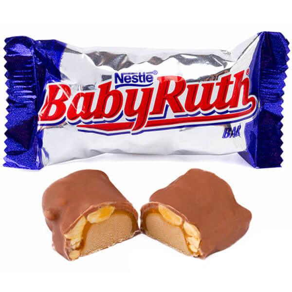 Baby Ruth Fun Size Candy Bars: 16-Piece Bag - Candy Warehouse