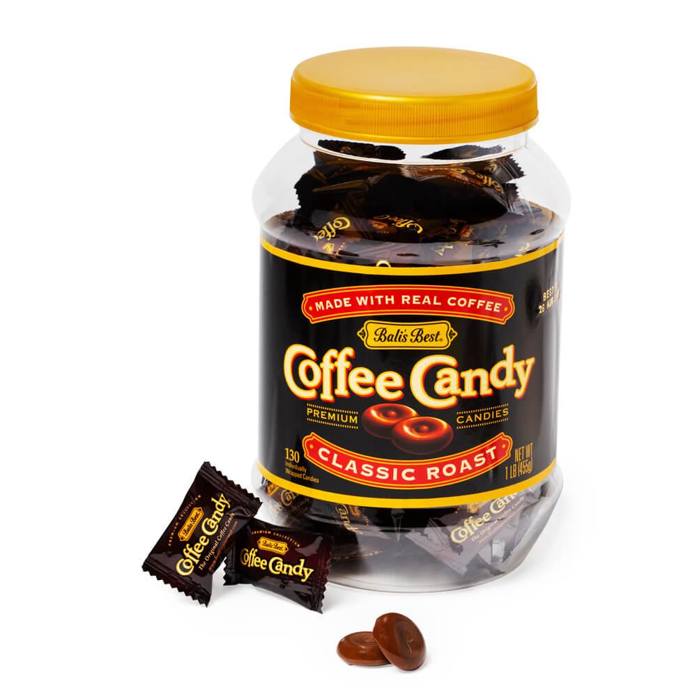 Bali's Best Coffee Candy - Classic Roast: 130-Piece Jar - Candy Warehouse