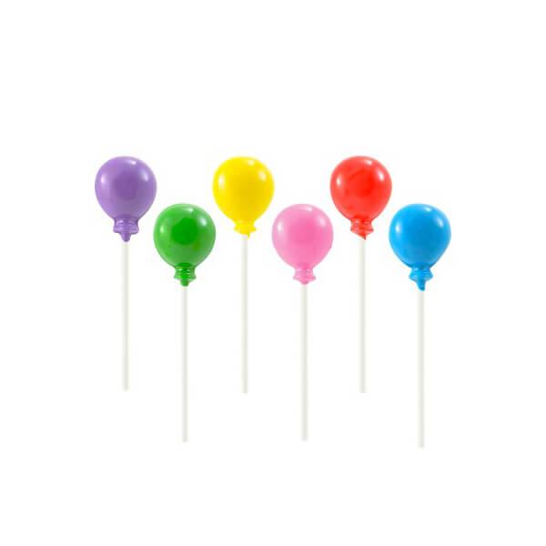 Balloons Hard Candy Lollipops: 12-Piece Pack - Candy Warehouse