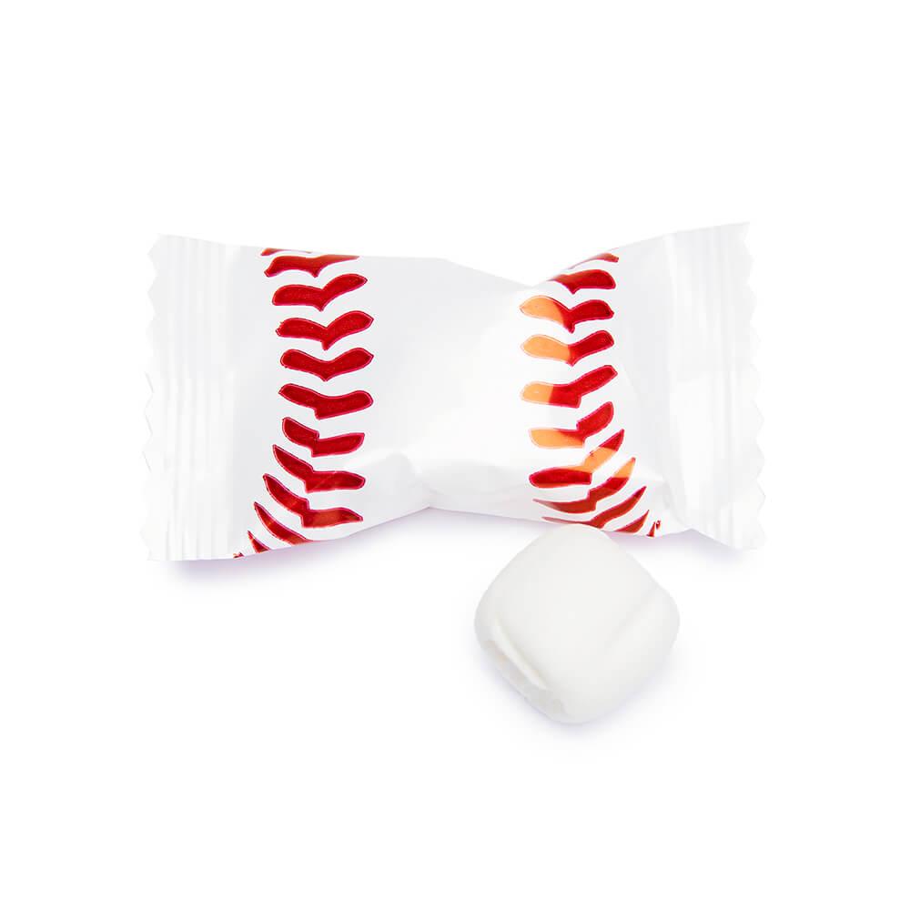 Baseball Wrapped Butter Mint Creams: 300-Piece Case - Candy Warehouse