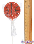 Basketball Hard Candy Lollipops: 12-Piece Pack