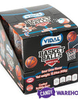 Basketballs Sour Bubblegum Tubes: 12-Piece Display