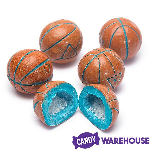 Basketballs Sour Bubblegum Tubes: 12-Piece Display - Candy Warehouse