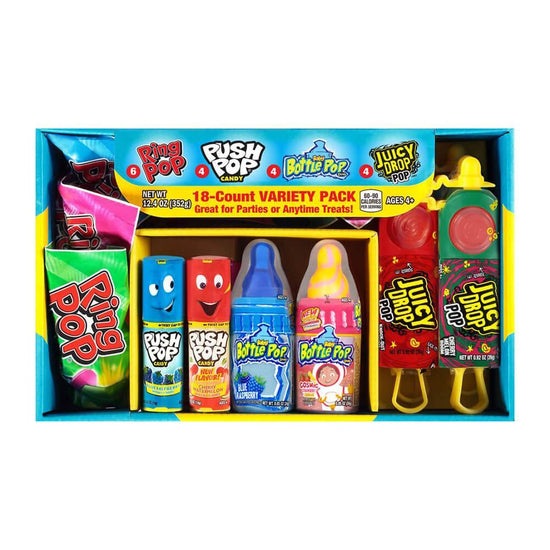 Bazooka Brands Variety Pack: 18 Piece Box | Candy Warehouse